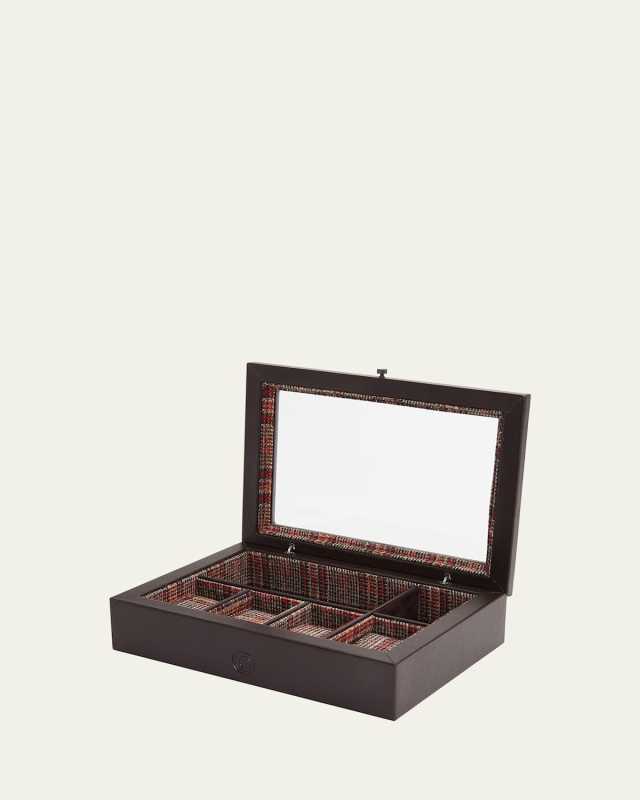 x WM Brown 4-Piece Watch Accessory Box
